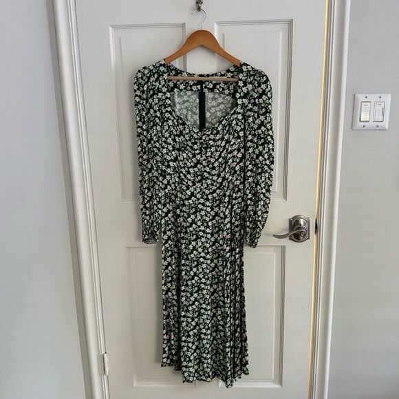Reformation Wallflower Midi Dress in Cilantro Size 4 - Picture 8 of 12